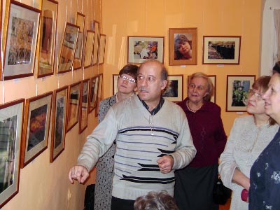 На выставке Юрия Ивановича Аруцева ''Рождение Весны''