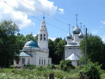Церковь Утоли моя печали, поселок Некрасовское, Ярославская область.