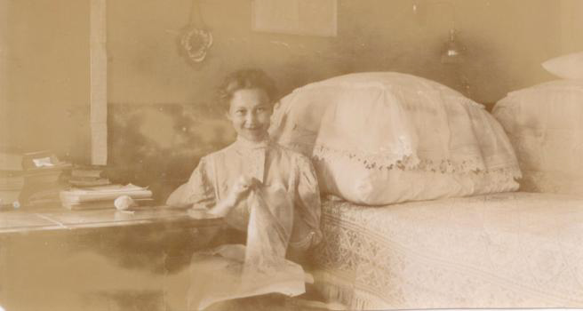 Любовь Дмитриевна в доме на Большой Якиманке