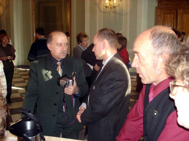В перерыве заседаний научных чтений.